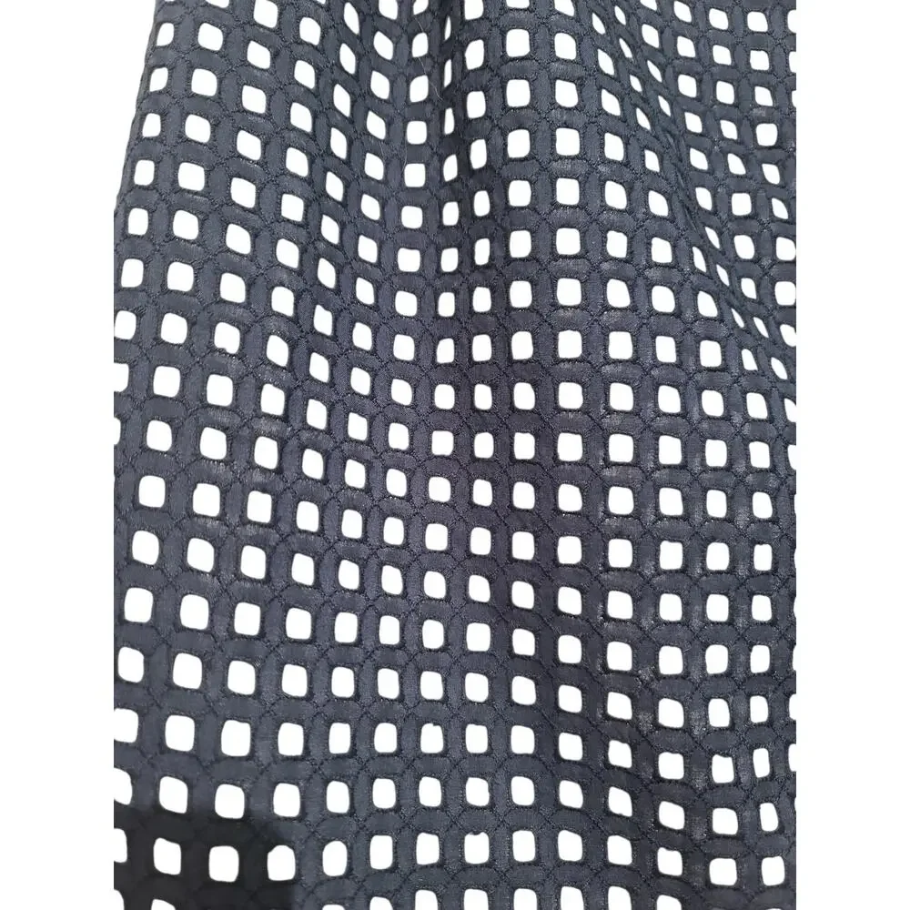 Vineyard Vines Carolyn Dress 6 NWT Navy Blue Eyelet Strapless Cotton