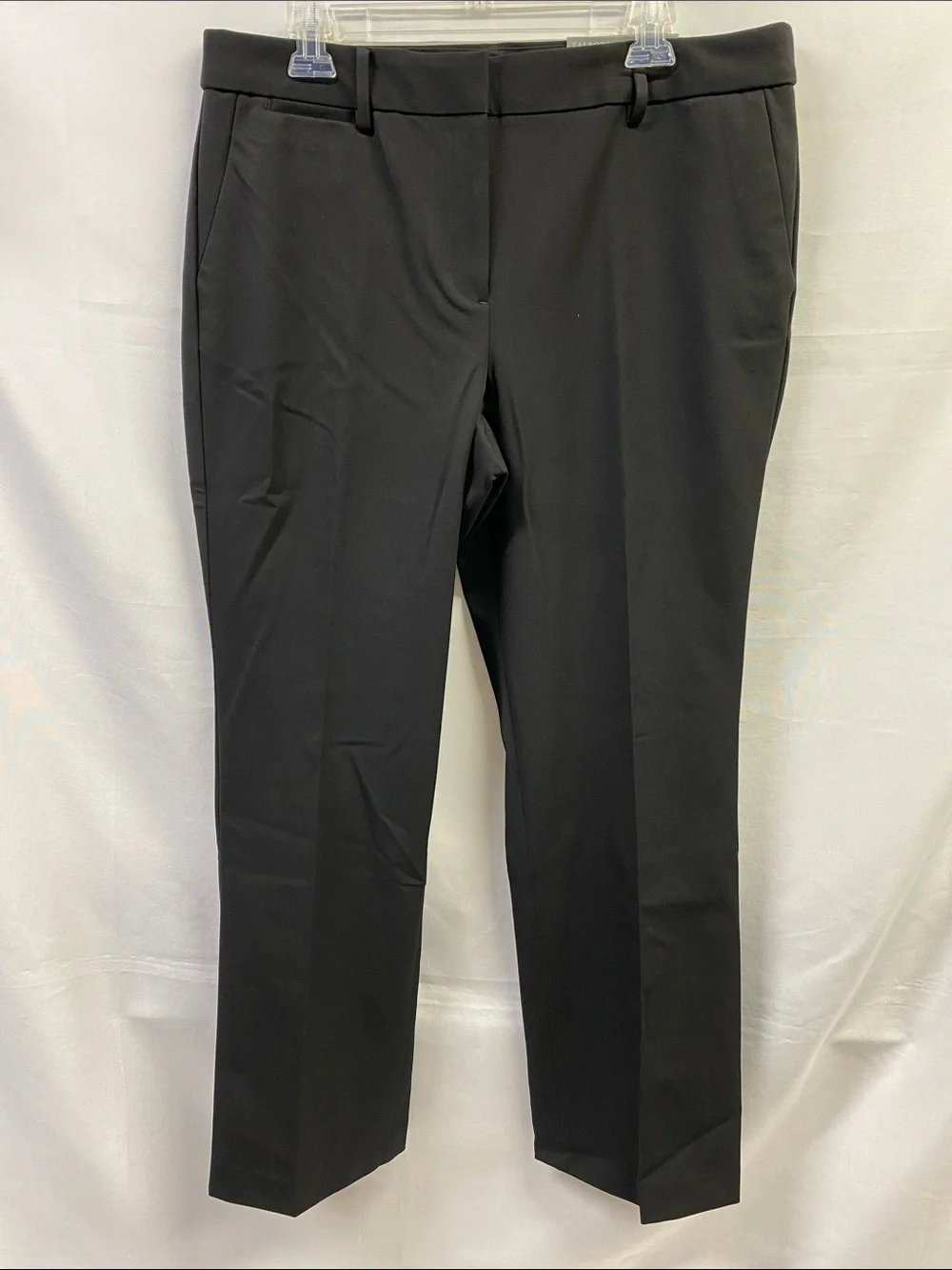 Talbots Black Women's Barely Boot Dress Pants Size 14 NWT
