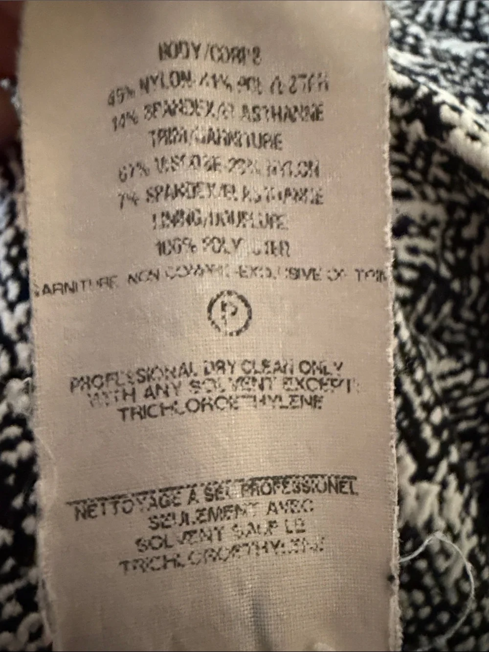 Twenty white jacquard