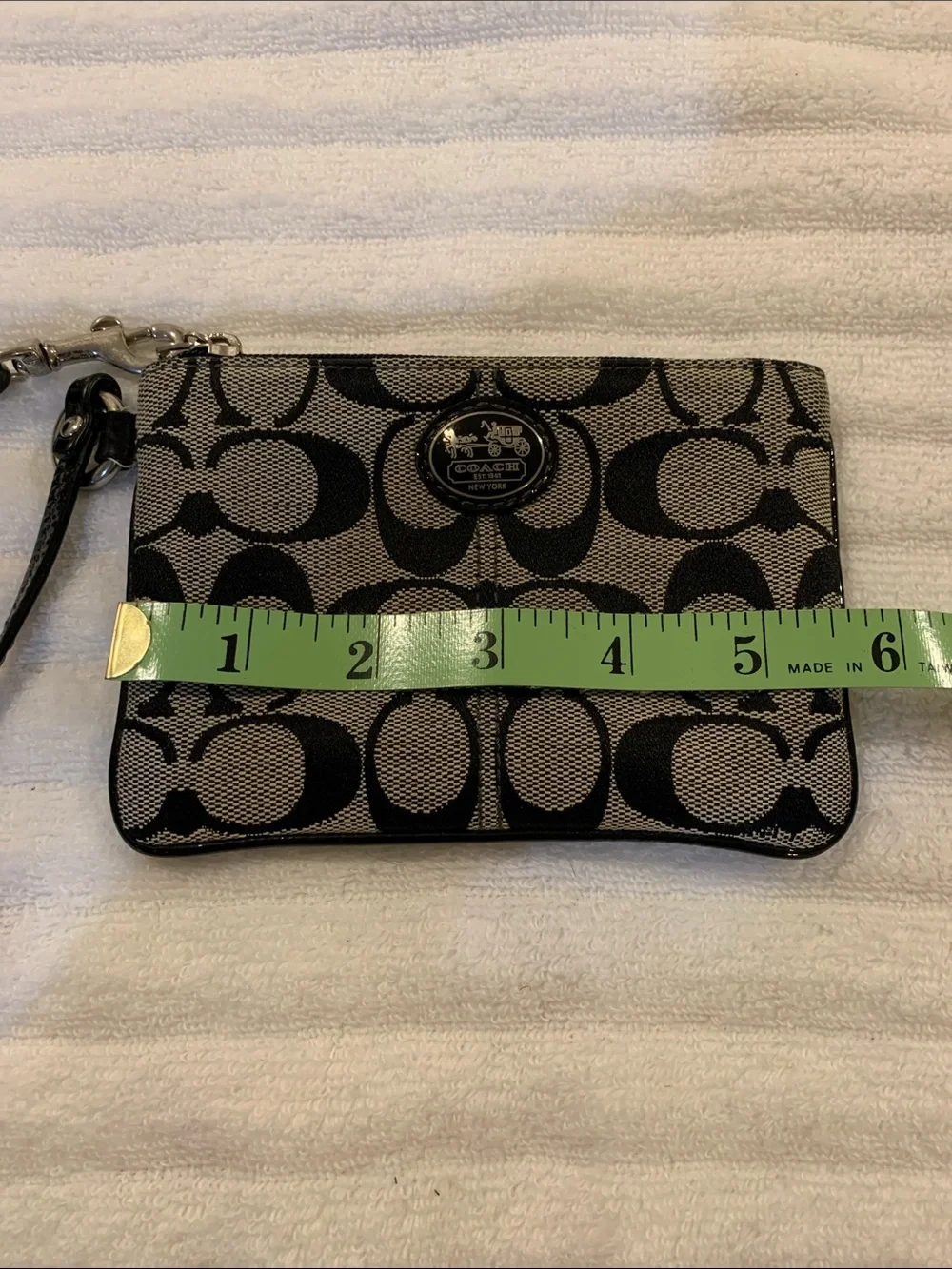 Coach signature jacquard