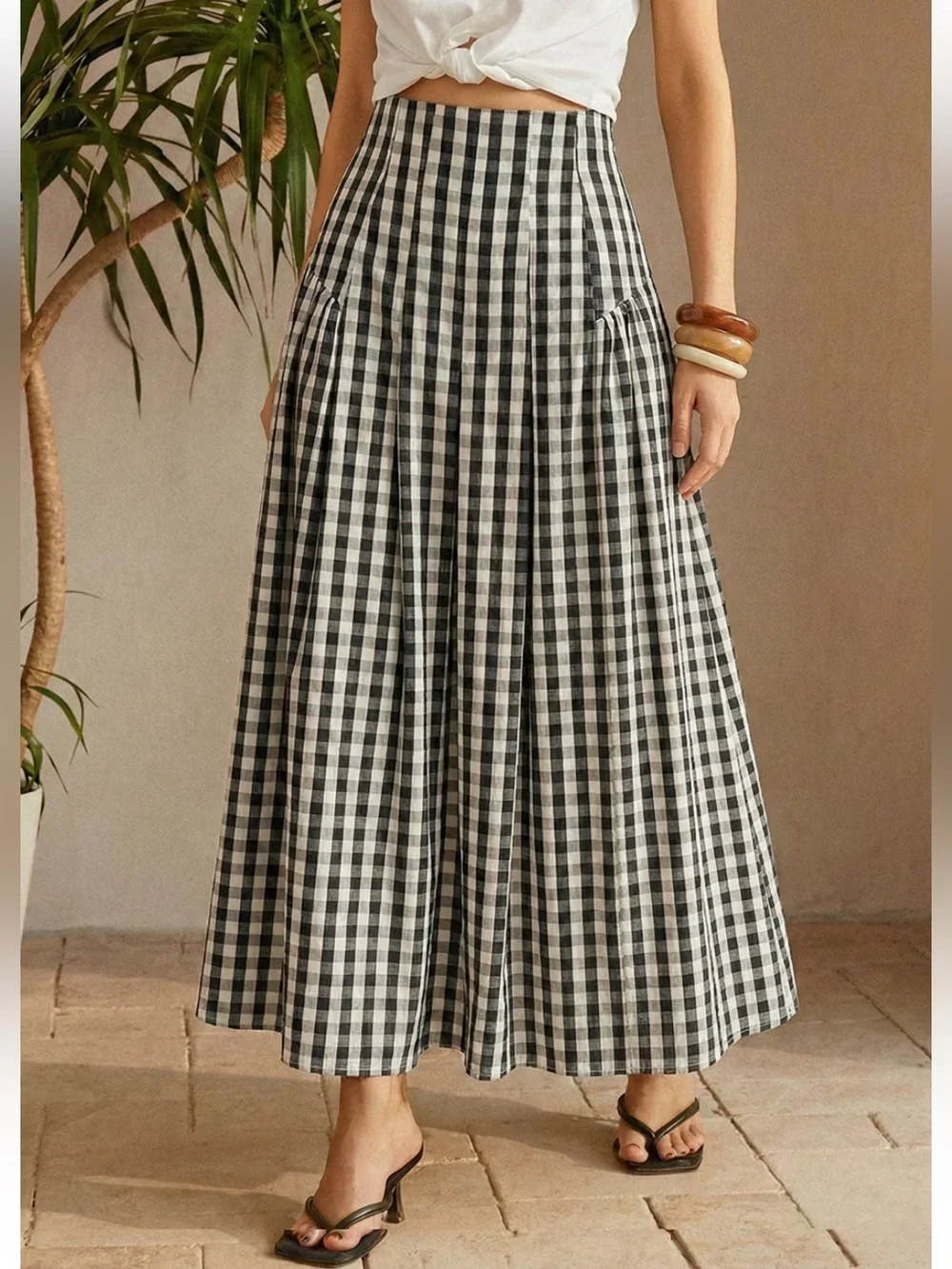 Commense gingham high