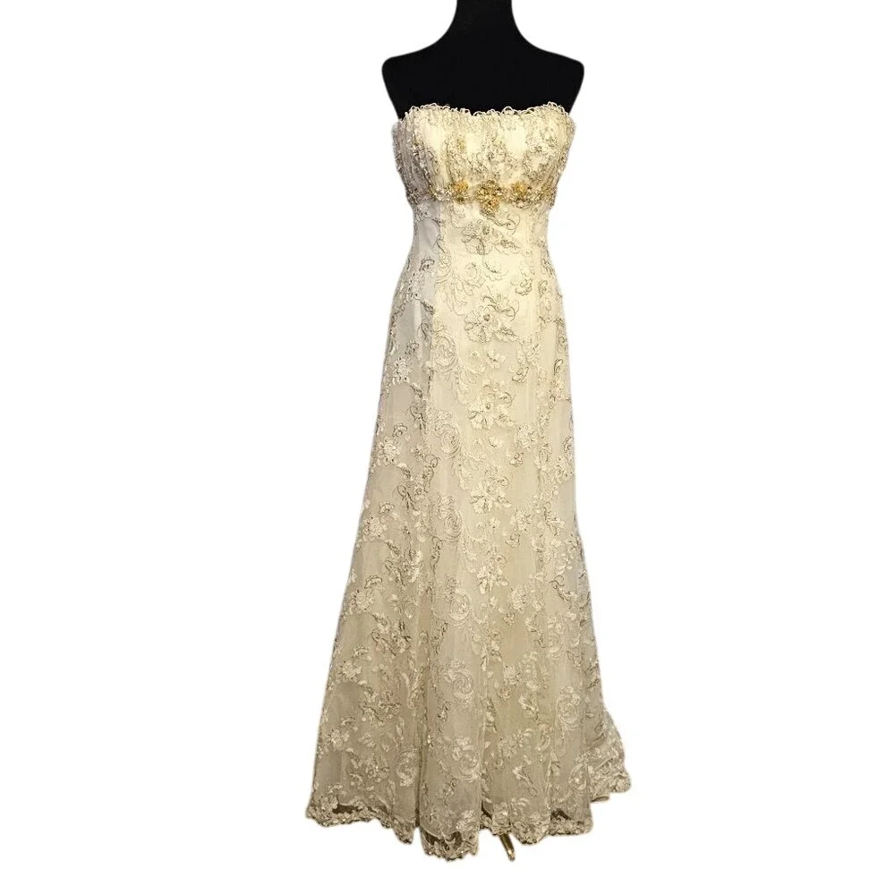 Anjolique ivory strapless