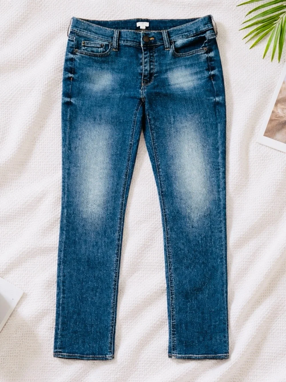 J.Crew Classic Women's Blue Denim Stretch Jeans