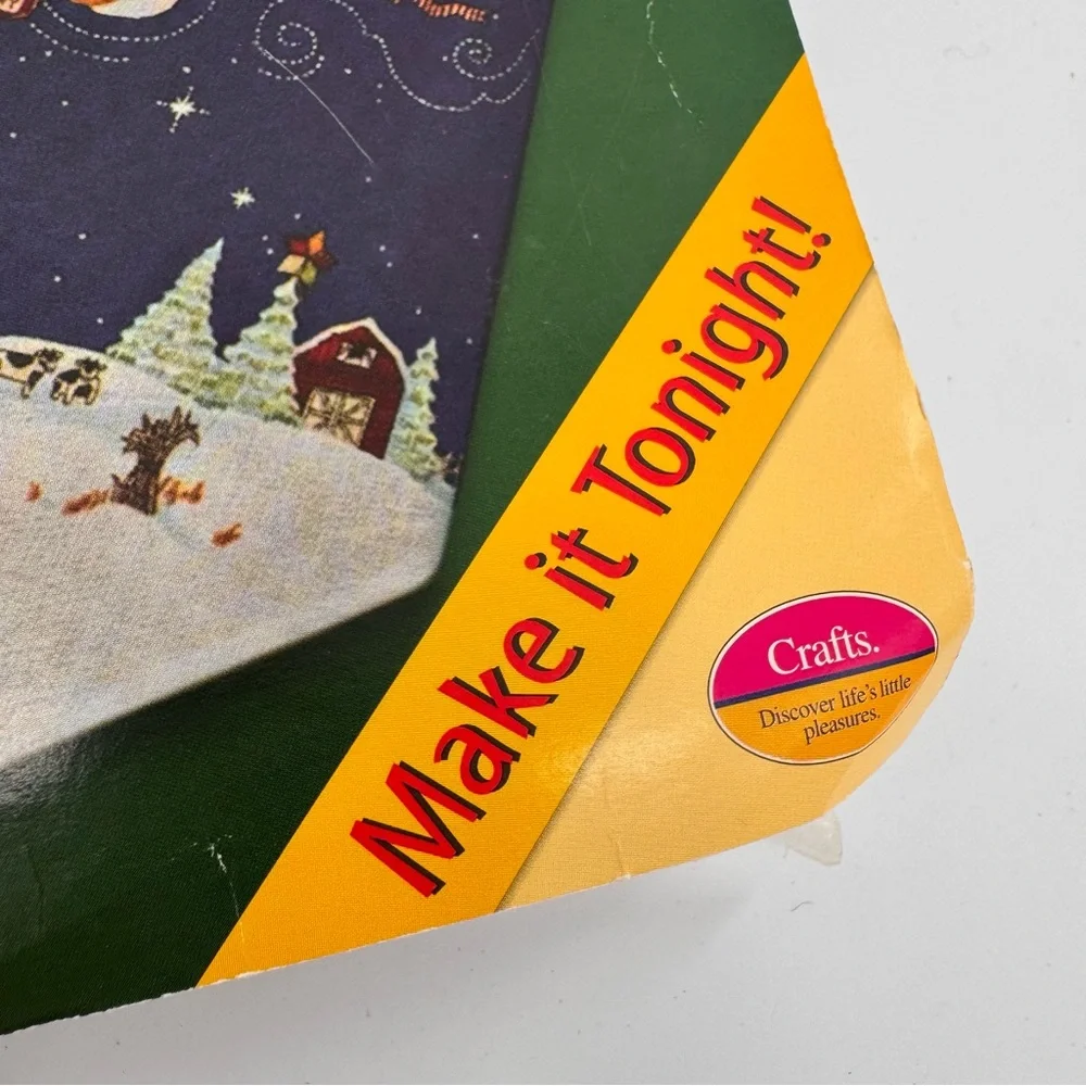 Vintage Daisy Kingdom Quick Kits Adult Vest Kit Christmas Holiday Crafts New‎