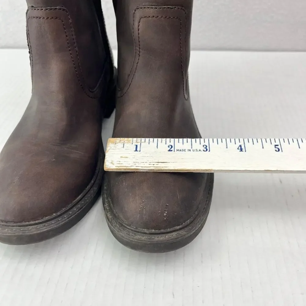 Tommy Hilfiger Boots Womens  6.5 Brown Ankle Boots slip-on sock