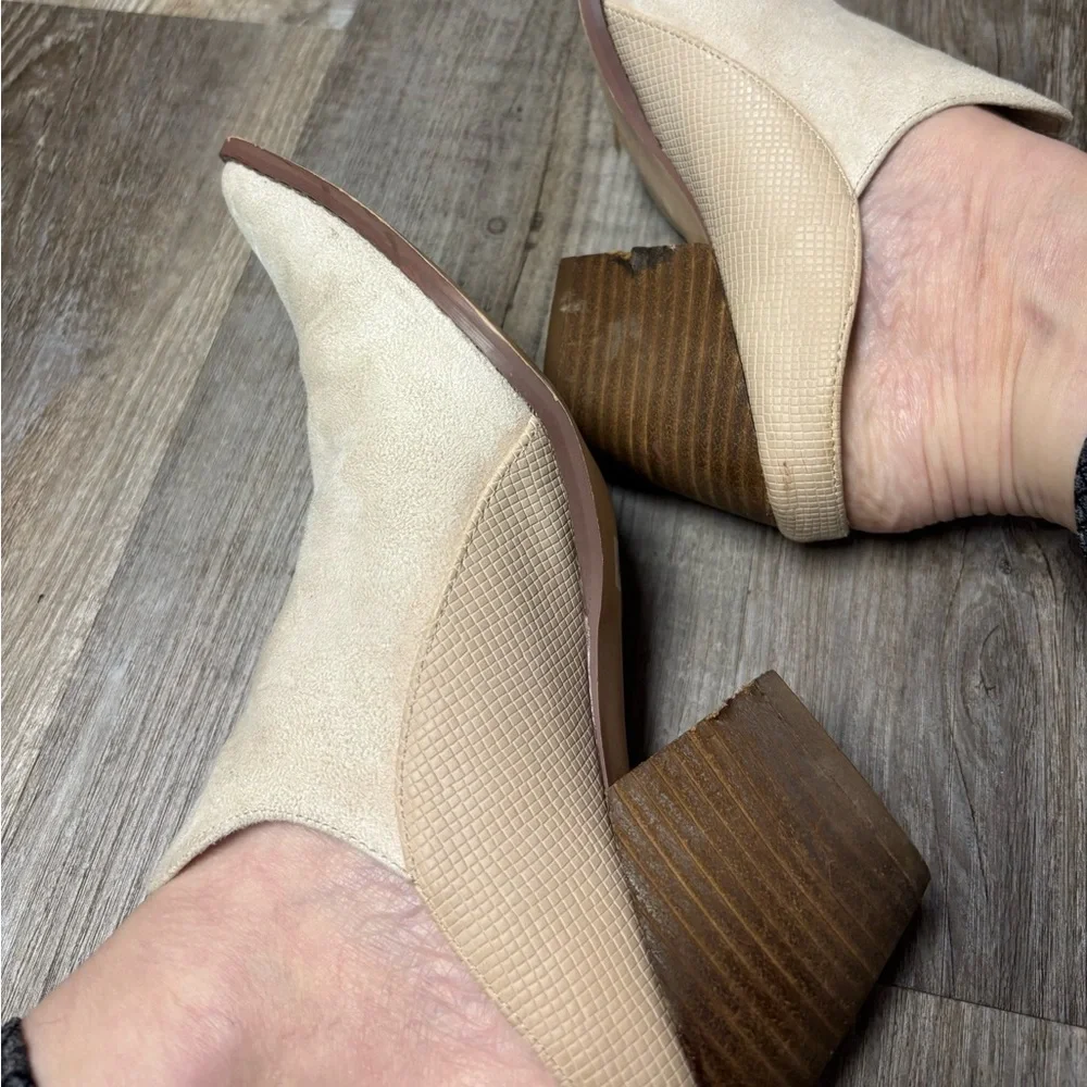 Coconuts by Matisse Leave It Suede Mule Cowgirl Booties