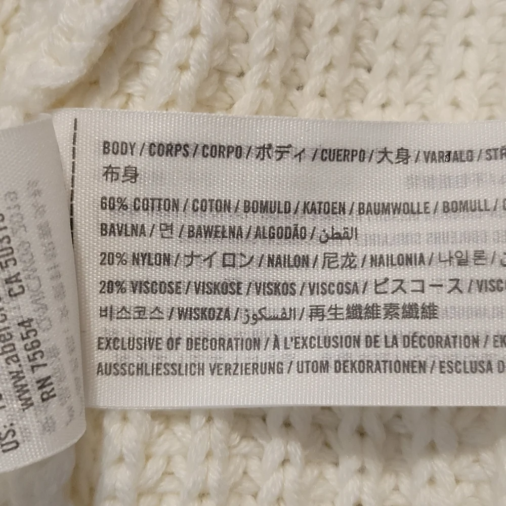 Abercrombie & Fitch abercrombie size