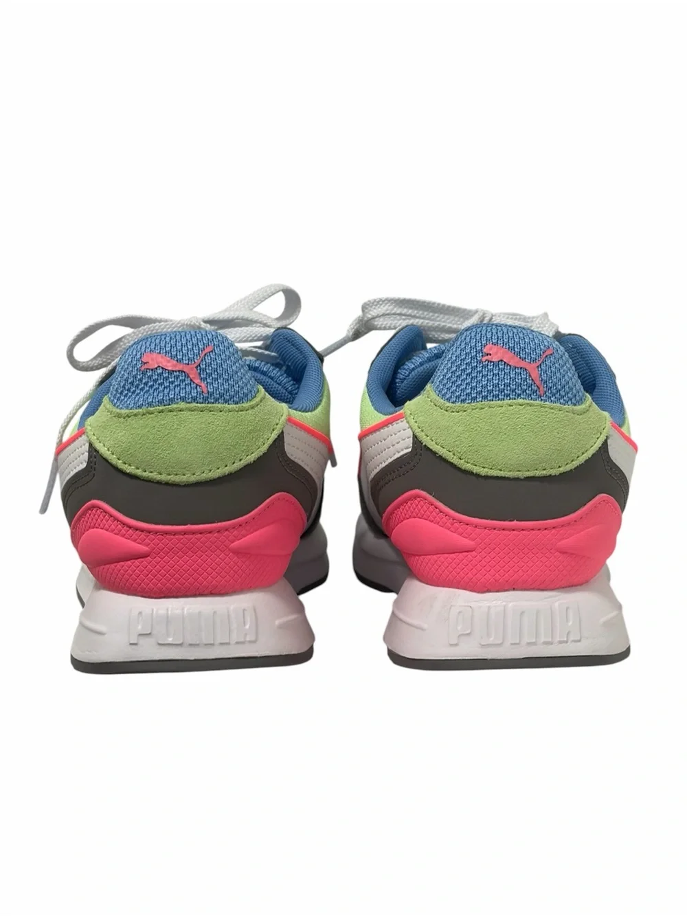 Puma NEW Women’s City Rider Marble Colorway Mesh Suede Multicolor Sneaker - 8.5