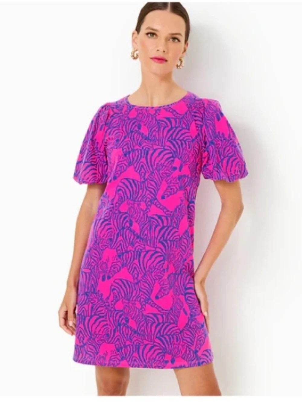 NWT lilly pulitzer rosen dress in passion fruit pink wild nights size medium