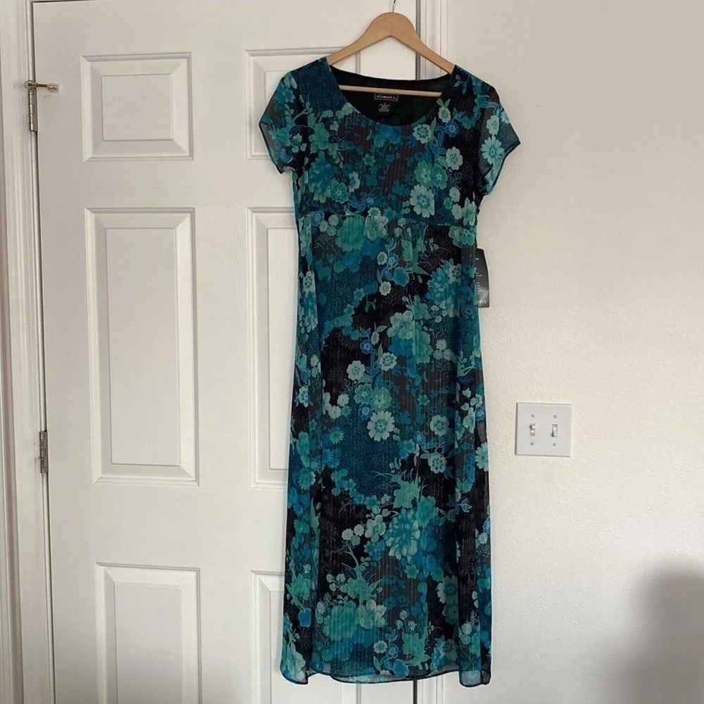 NWT Elementz Y2k empire waist maxi dress.