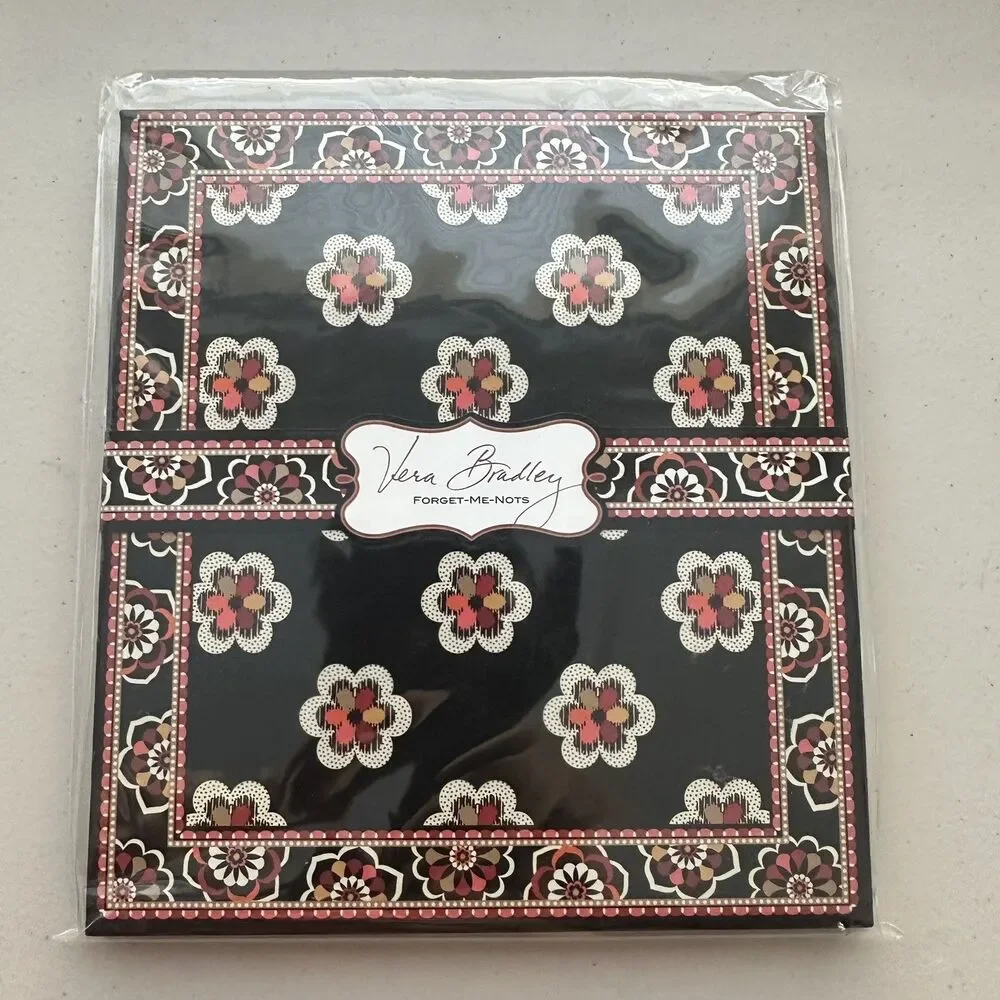 Vera Bradley Forget-Me-Nots Stationery Set New Sealed