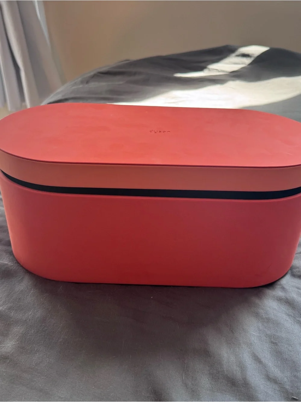 Dyson Supersonic Hair Dryer with Peach Case and Attachments