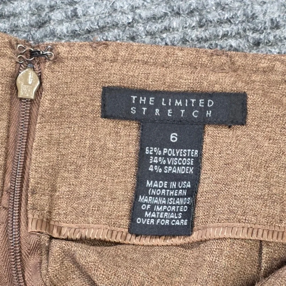 The‎ Limited Stretch A-Line Mini Skirt Women's Size 6 Brown Heathered