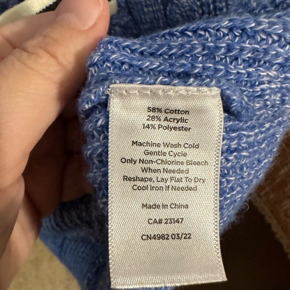 Talbots iris blue