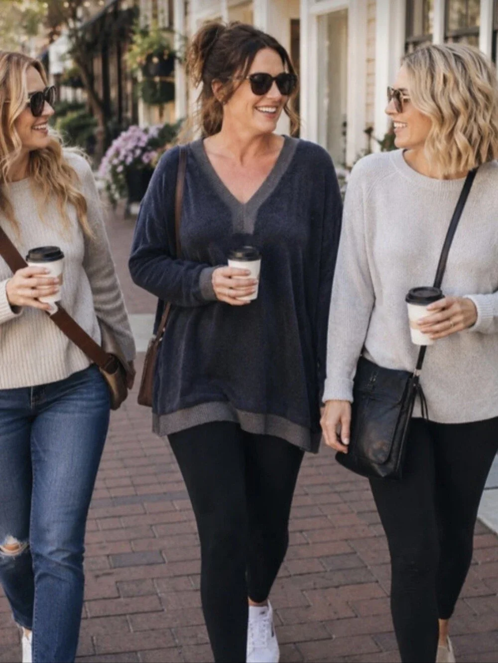 Barefoot Dreams grey bin navy