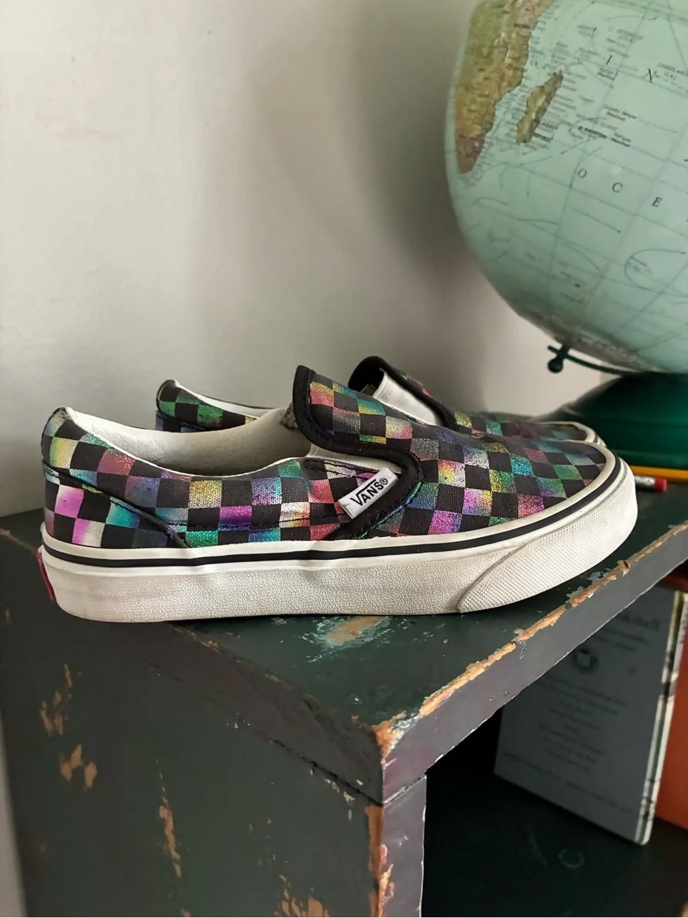 Vans iridescent rainbow