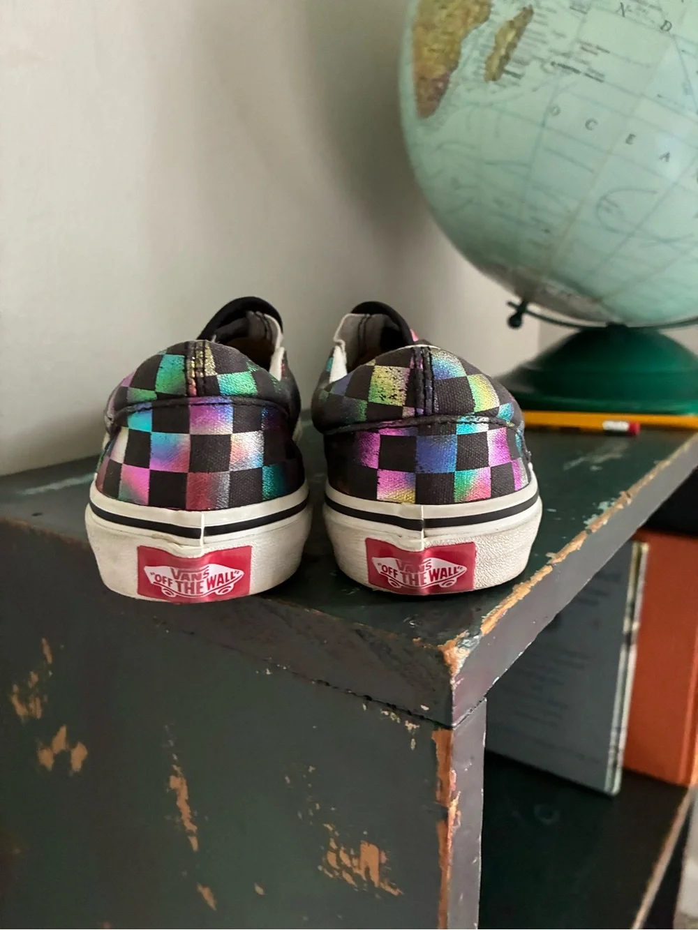 Vans iridescent rainbow