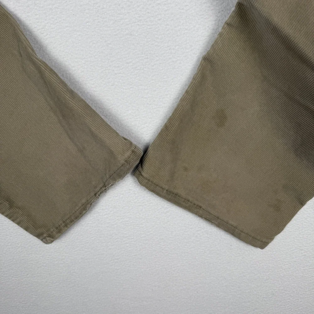 Levi's 514 Corduroy Pants Mens 33x30 Tan Straight Leg 00514-0508