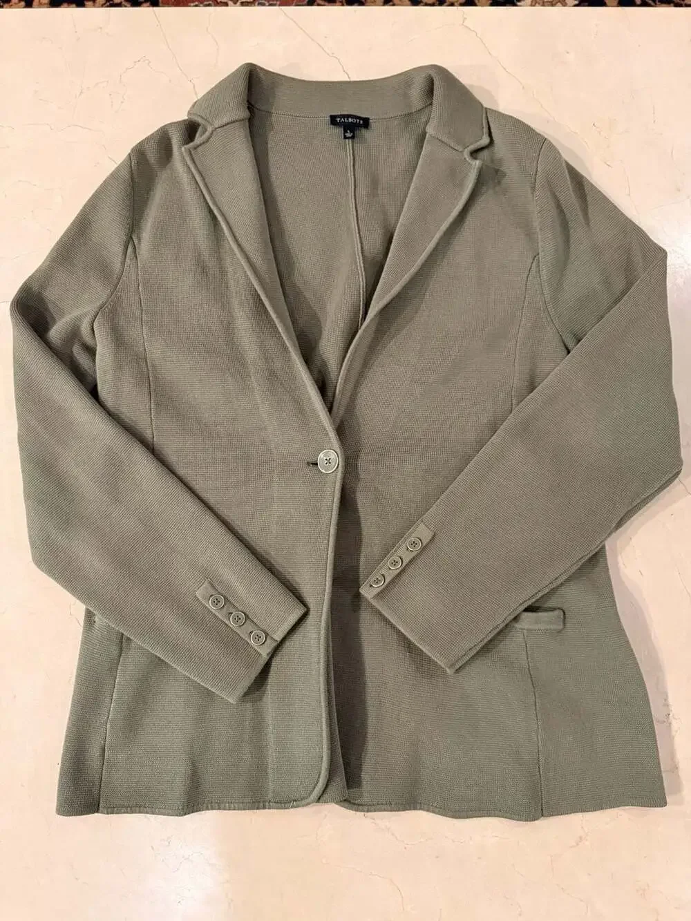 Talbots knit blazer