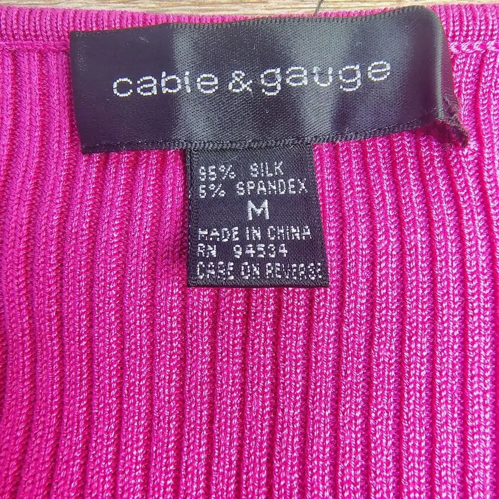 Cable & Gauge 95% Silk cable gauge