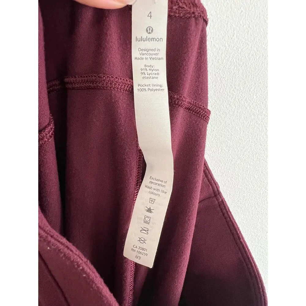 lululemon athletica lululemon burgundy