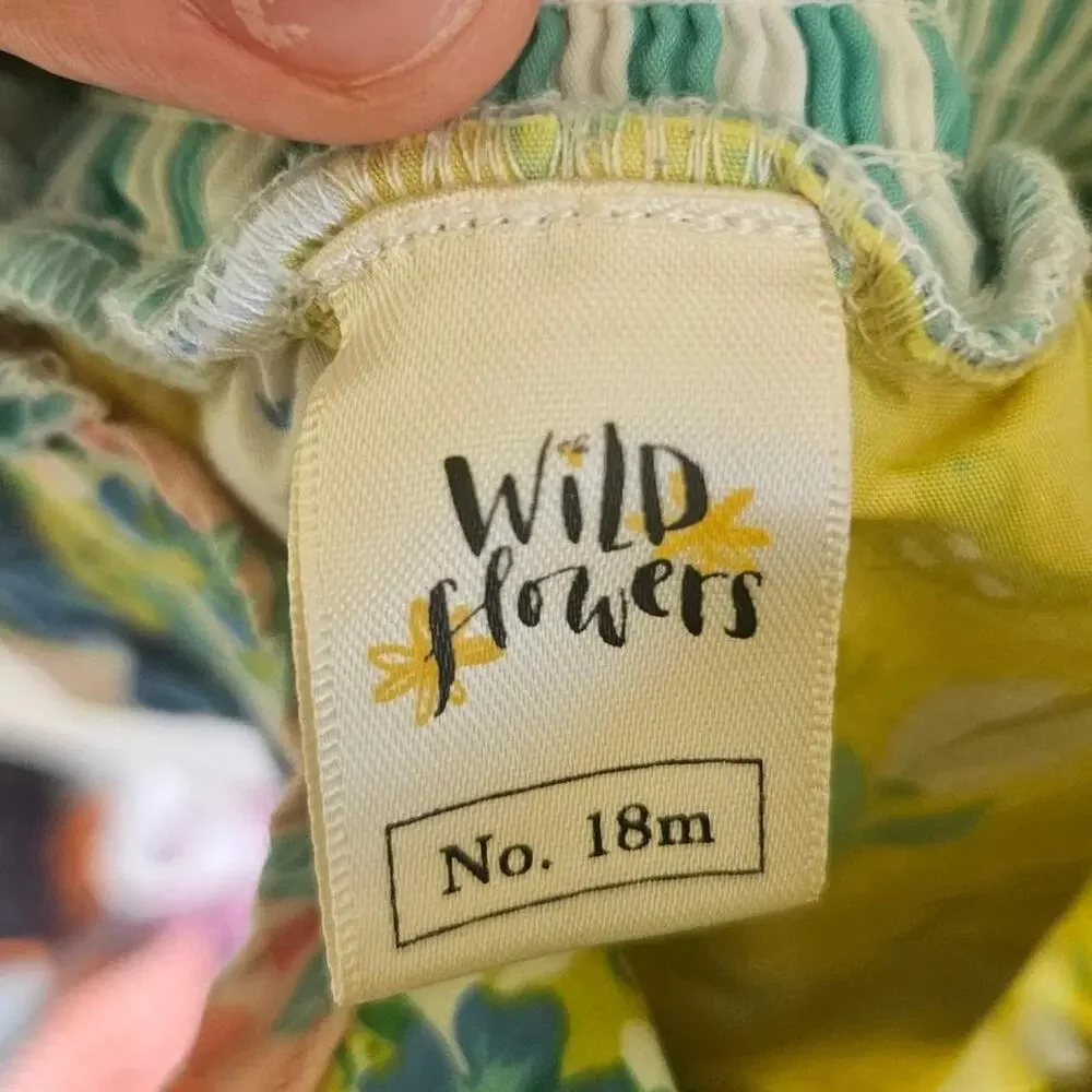 Wildflowers yellow dress