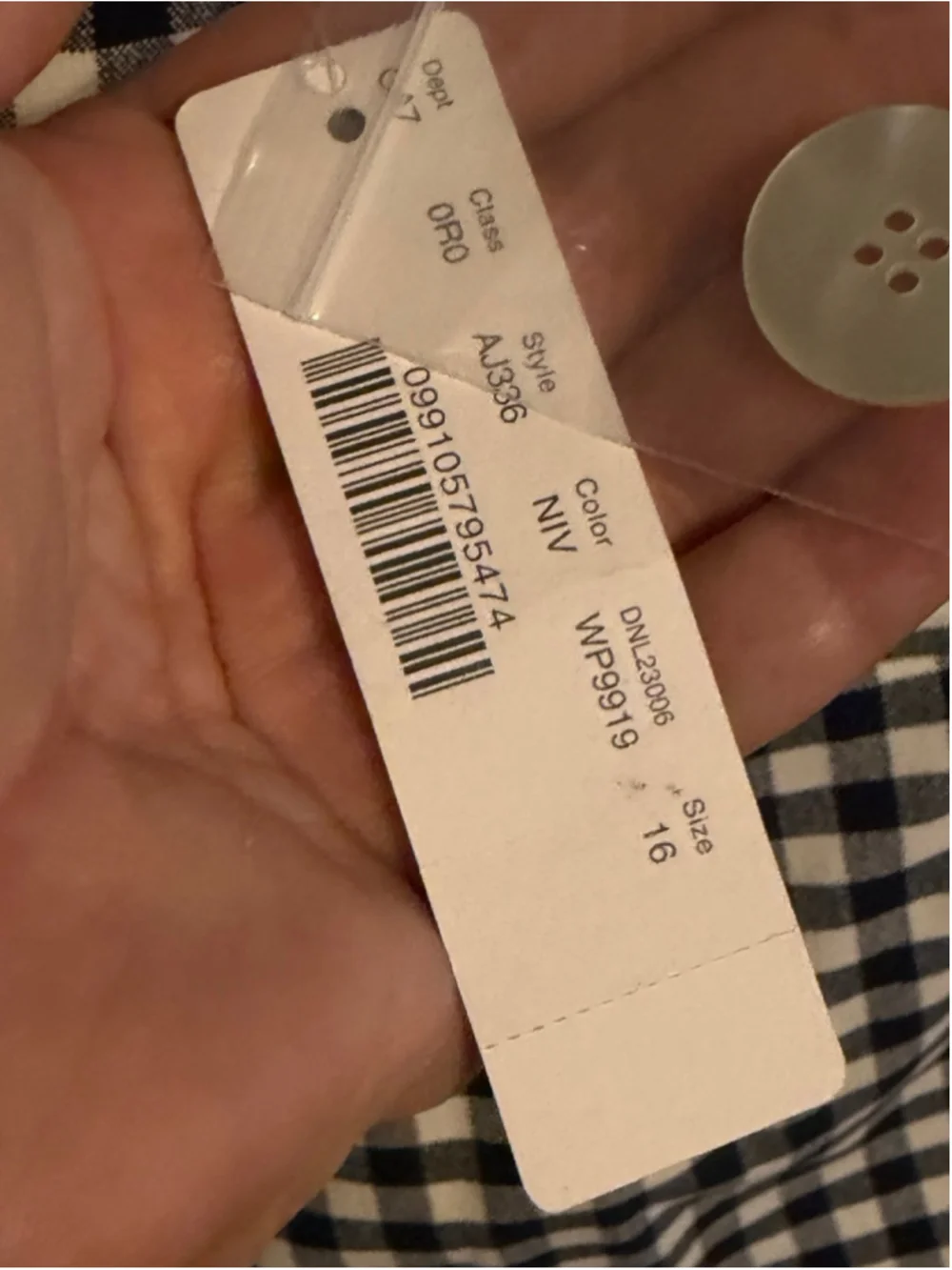 J. Crew Factory 16 featuring gingham