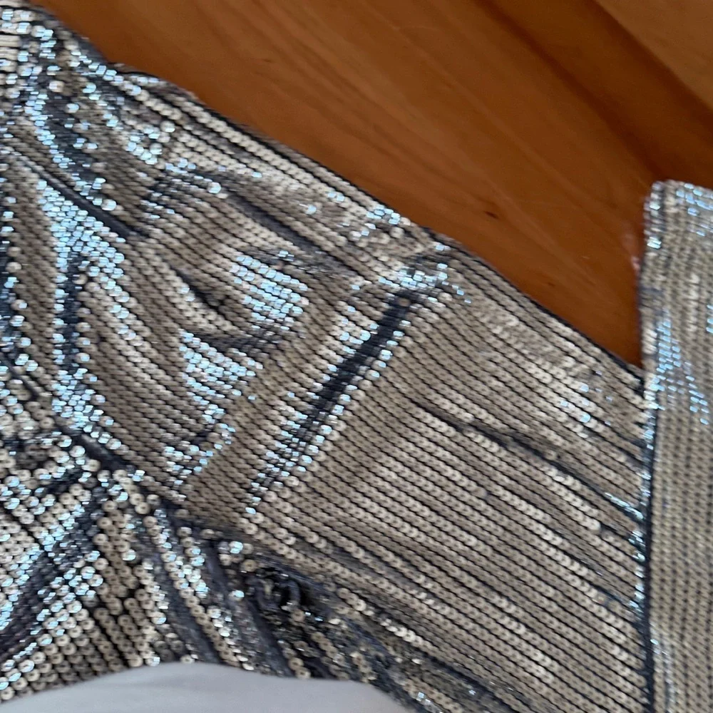 Boohoo dazzling metallic