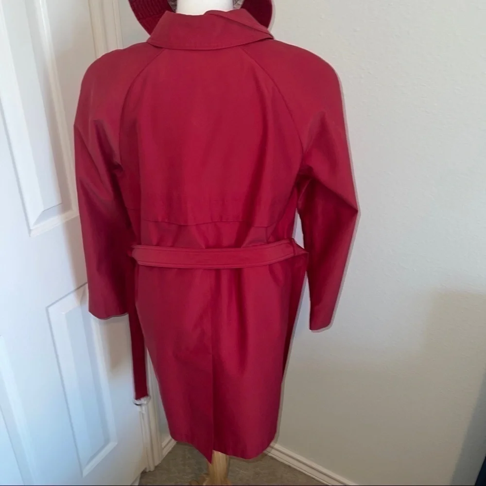 Gallery red raincoat
