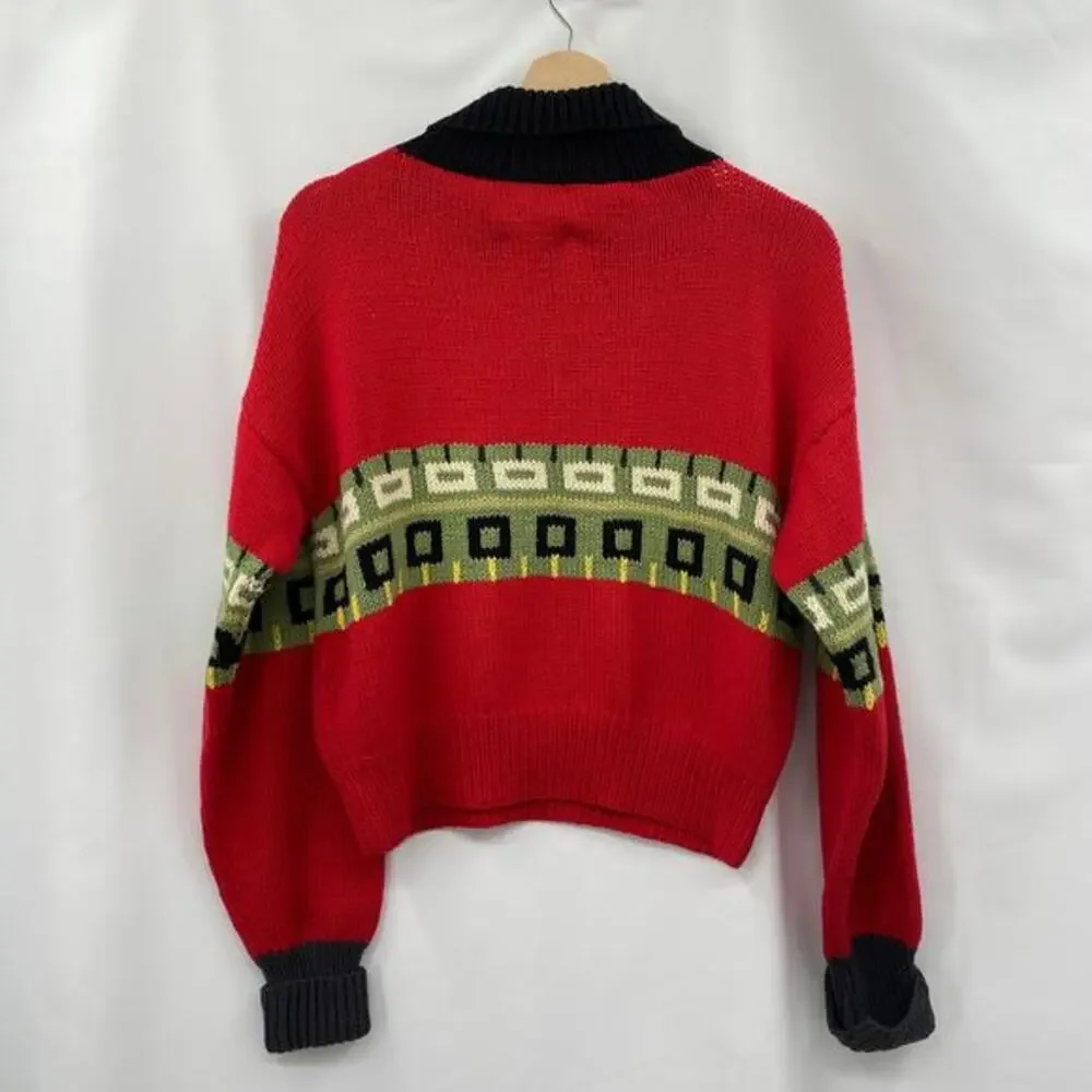 Vintage red pattern