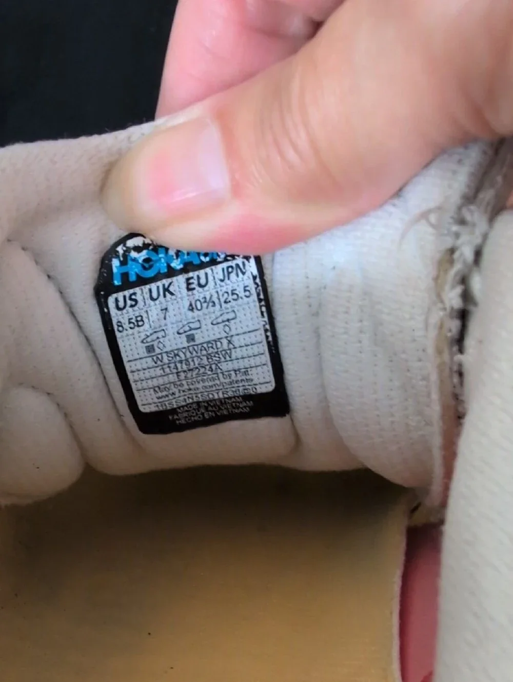 Hoka close up