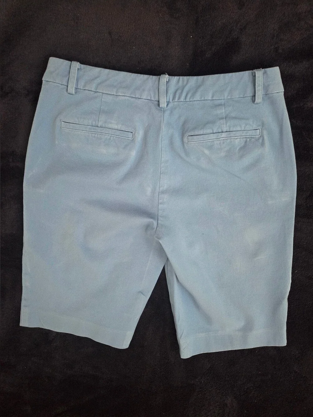 Ralph Lauren Blue Flat Front Women's Shorts. Size 2