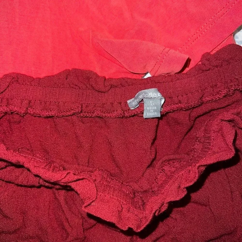 Charlotte Russe red shirts