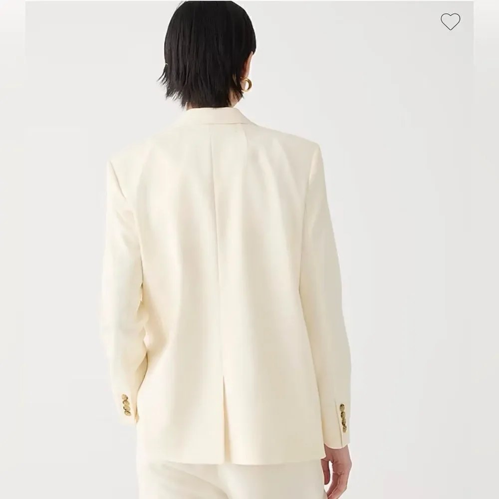 J.Crew Relaxed double-breasted blazer in city twill
