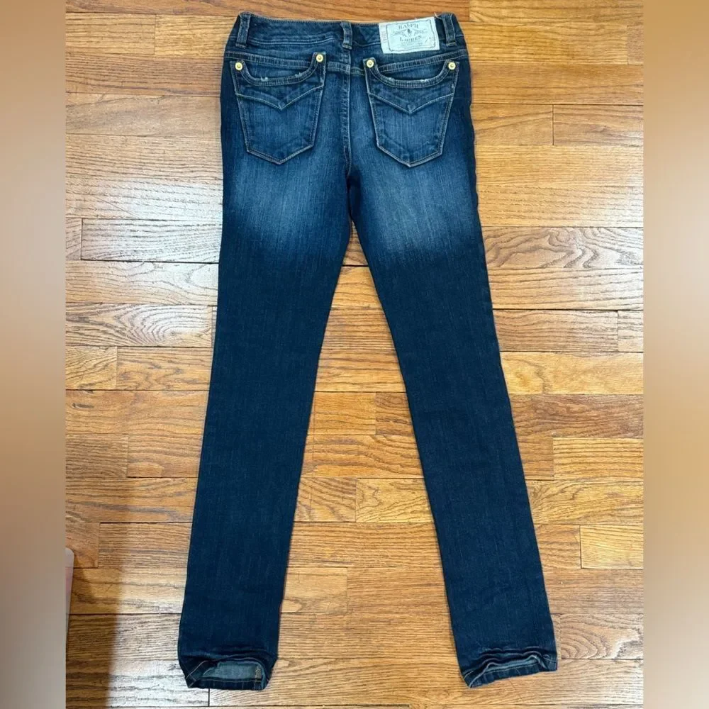 Ralph Lauren Kids Dark Wash Skinny Jeans Girls Size 10