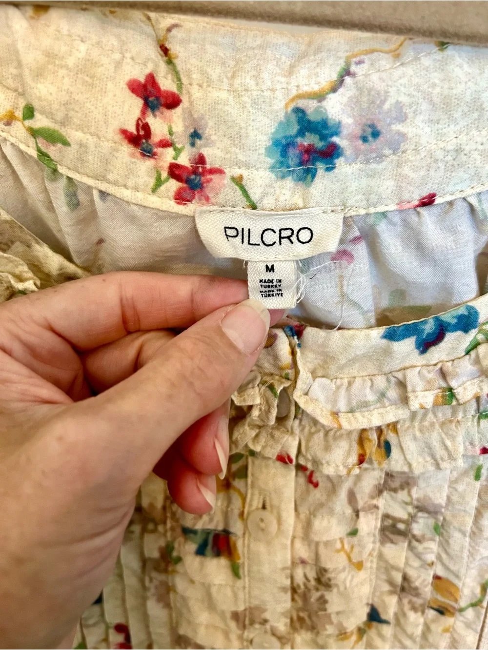Pilcro cream blouse