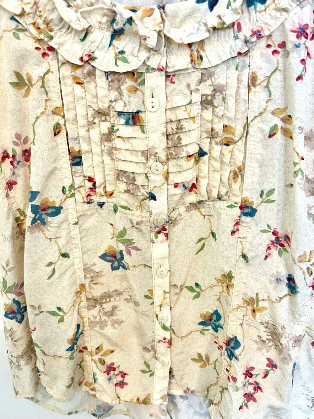Pilcro cream blouse