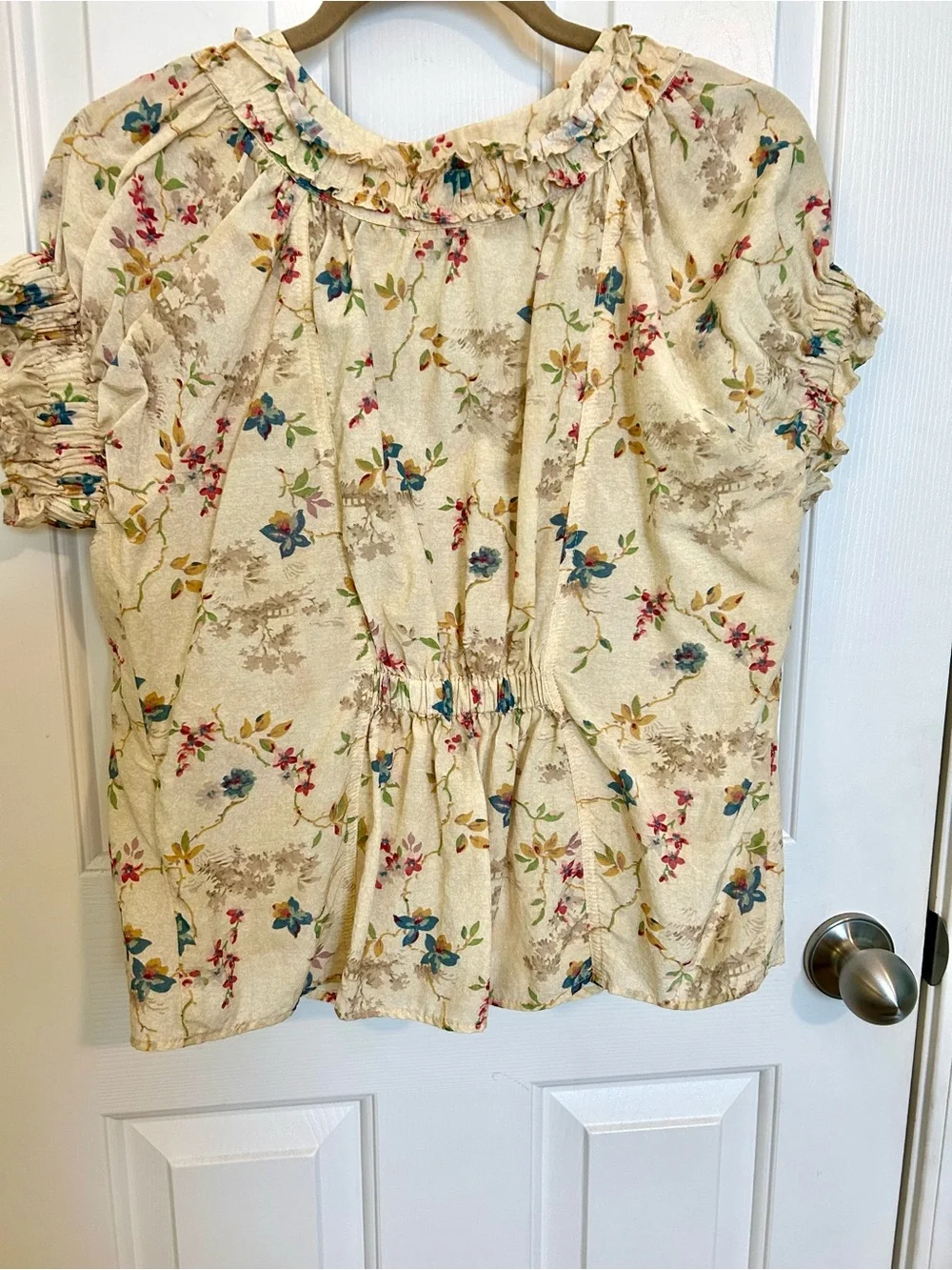 Pilcro cream blouse