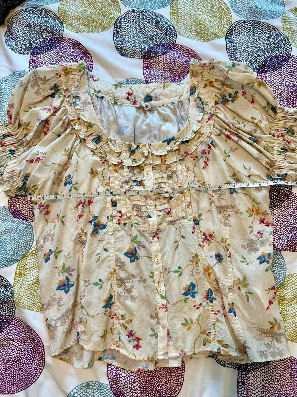 Pilcro cream blouse