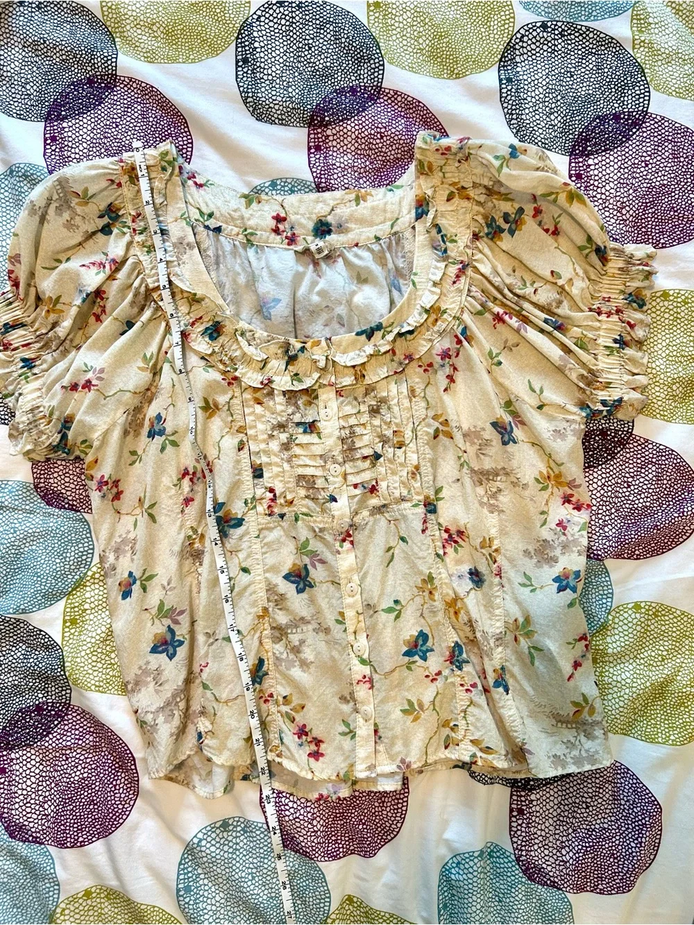 Pilcro cream blouse