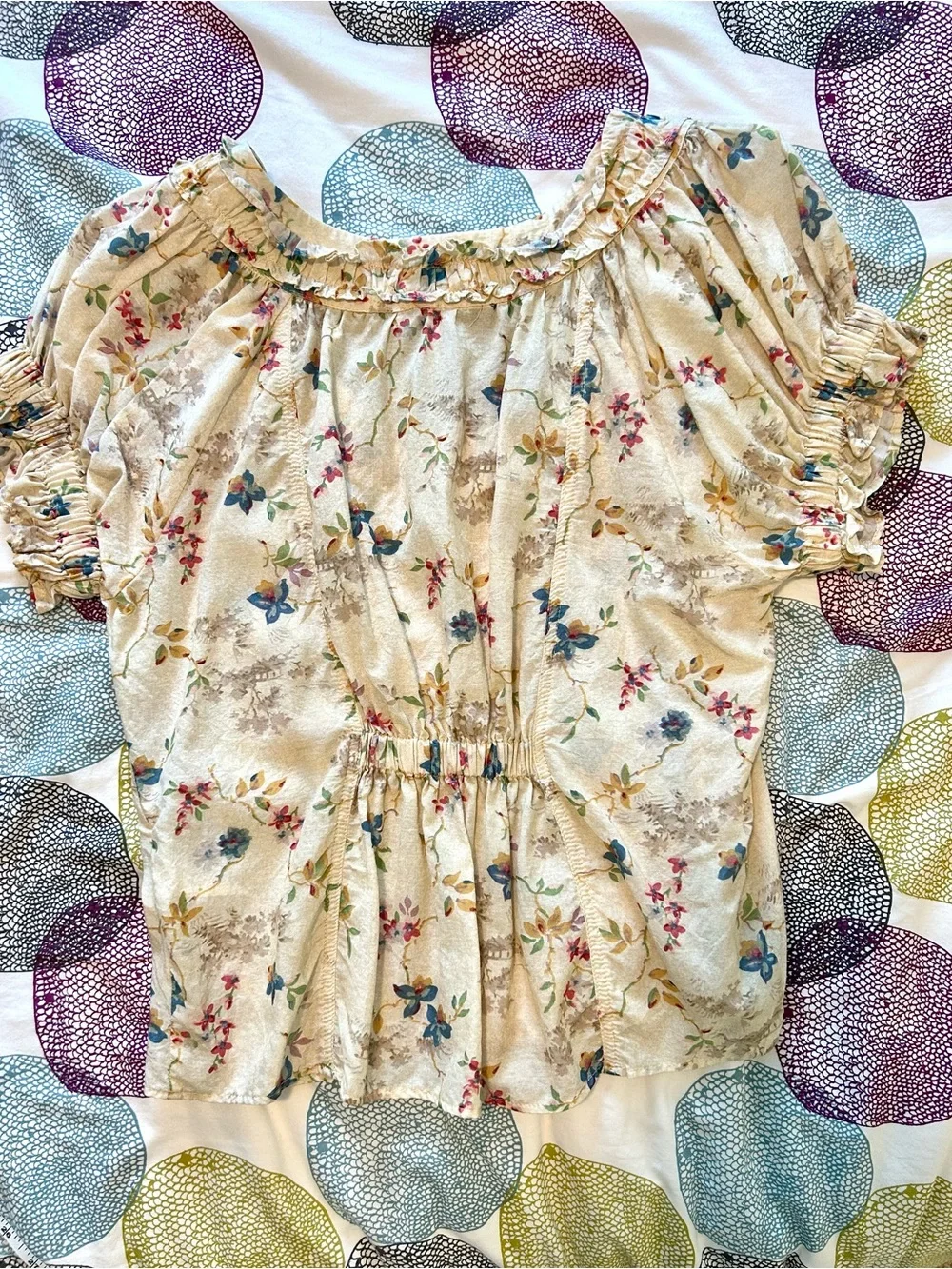 Pilcro cream blouse