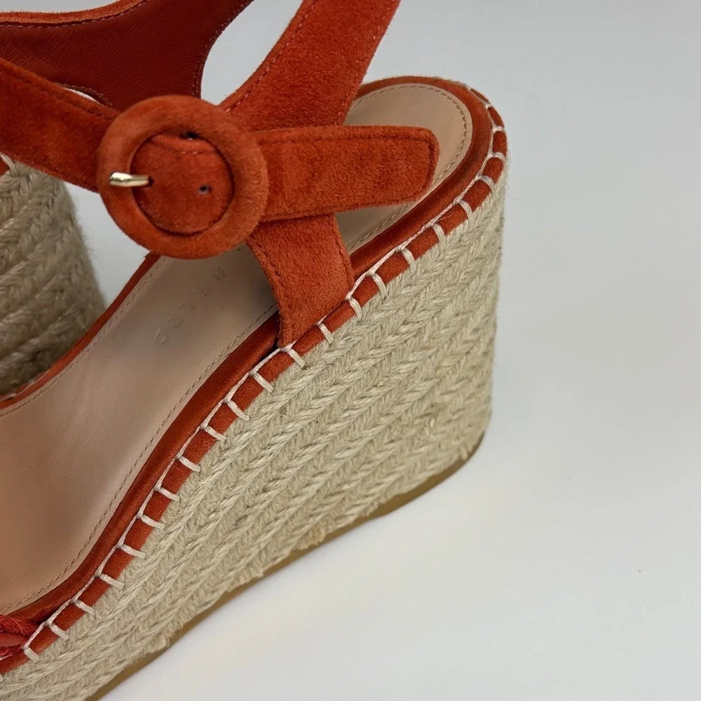 Veronica Beard boho wedges rich