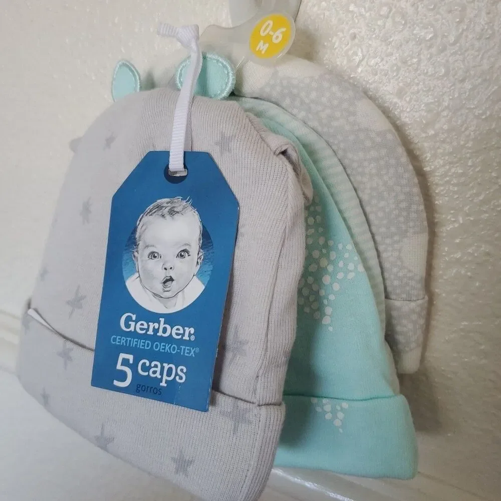 Gerber baby caps
