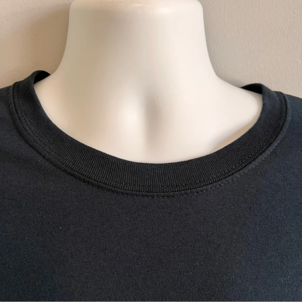 Gildan Ultra Cotton Bark Tees 5XL Black Graphic Ghost Short Sleeve T-Shirt