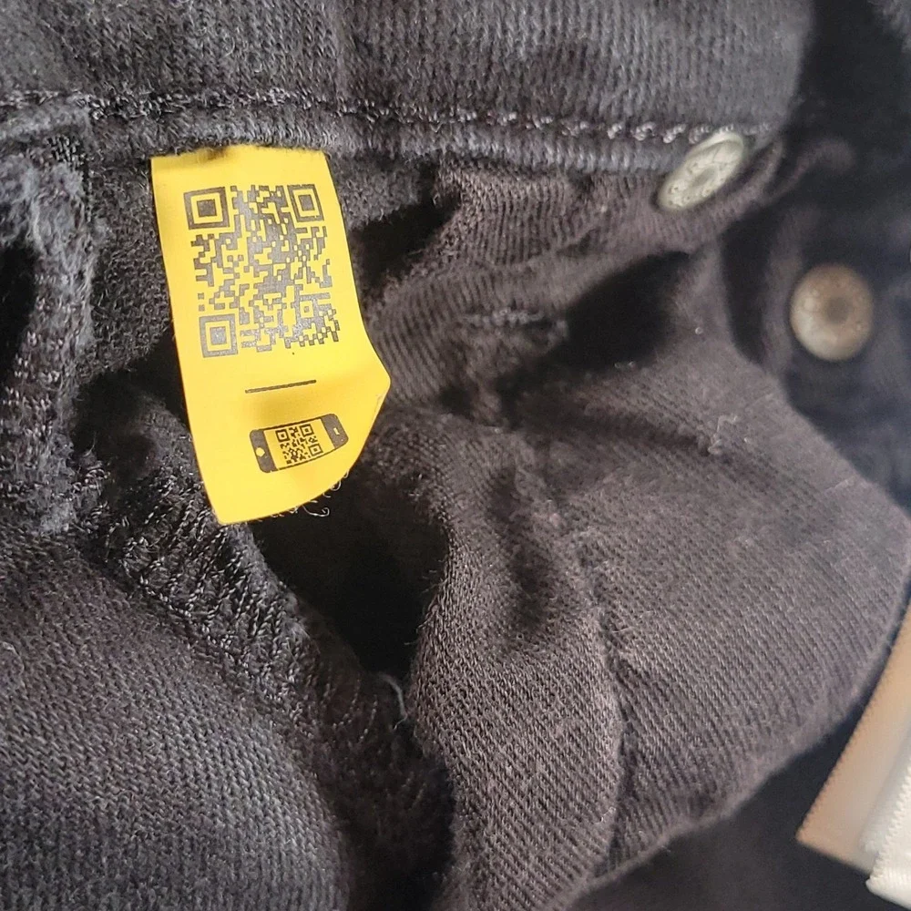 Polo Ralph Lauren Straight Jeans Kids Size 12 Black Hampton Straight Stretch
