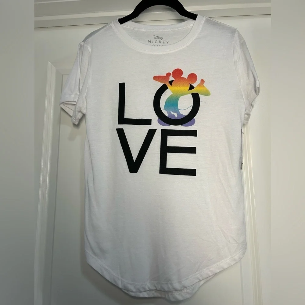 Disney Love Mickey Mouse‎ White T-Shirt