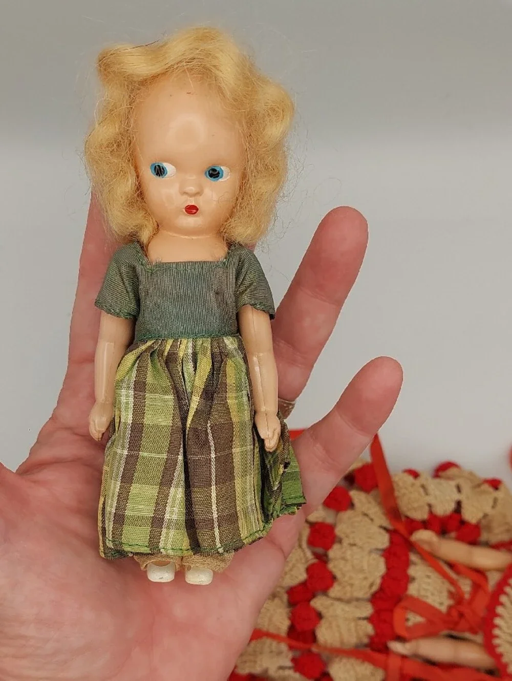 Vintage four dolls