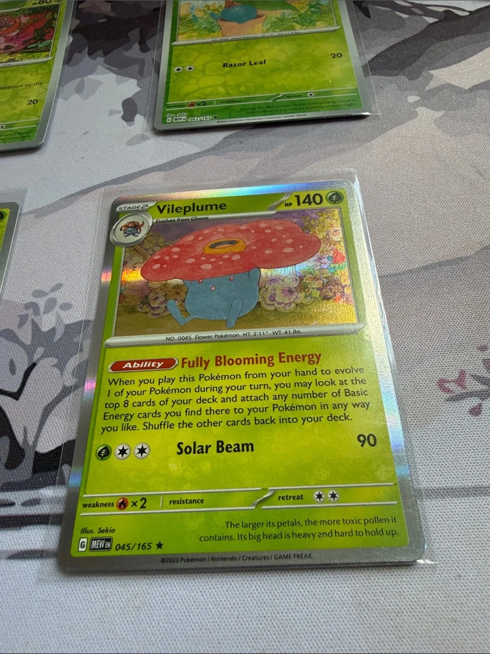Oddish, Gloom, Vileplume & Bellossom Pokémon Evolution Reverse Holo Lot ✨5/$25✨