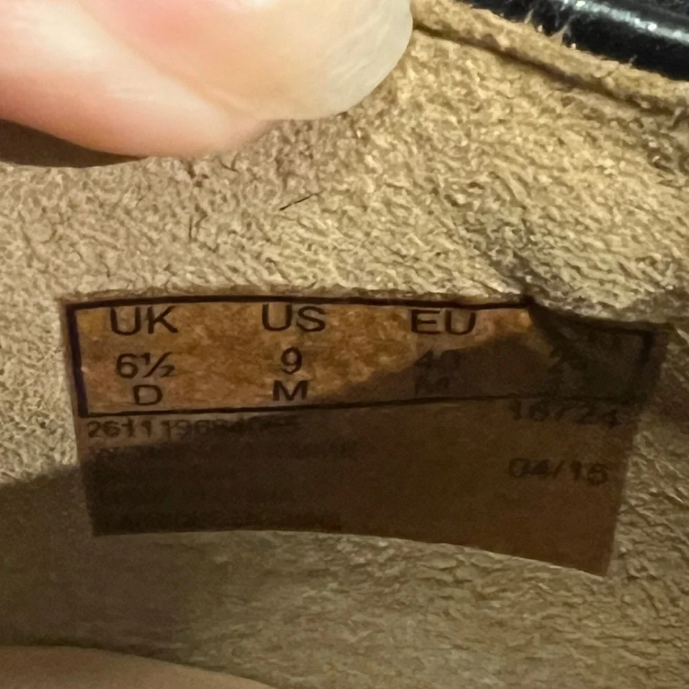 Clarks real fur