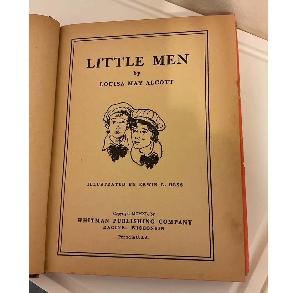 1940 Little Men Louisa May Alcott Hardcover